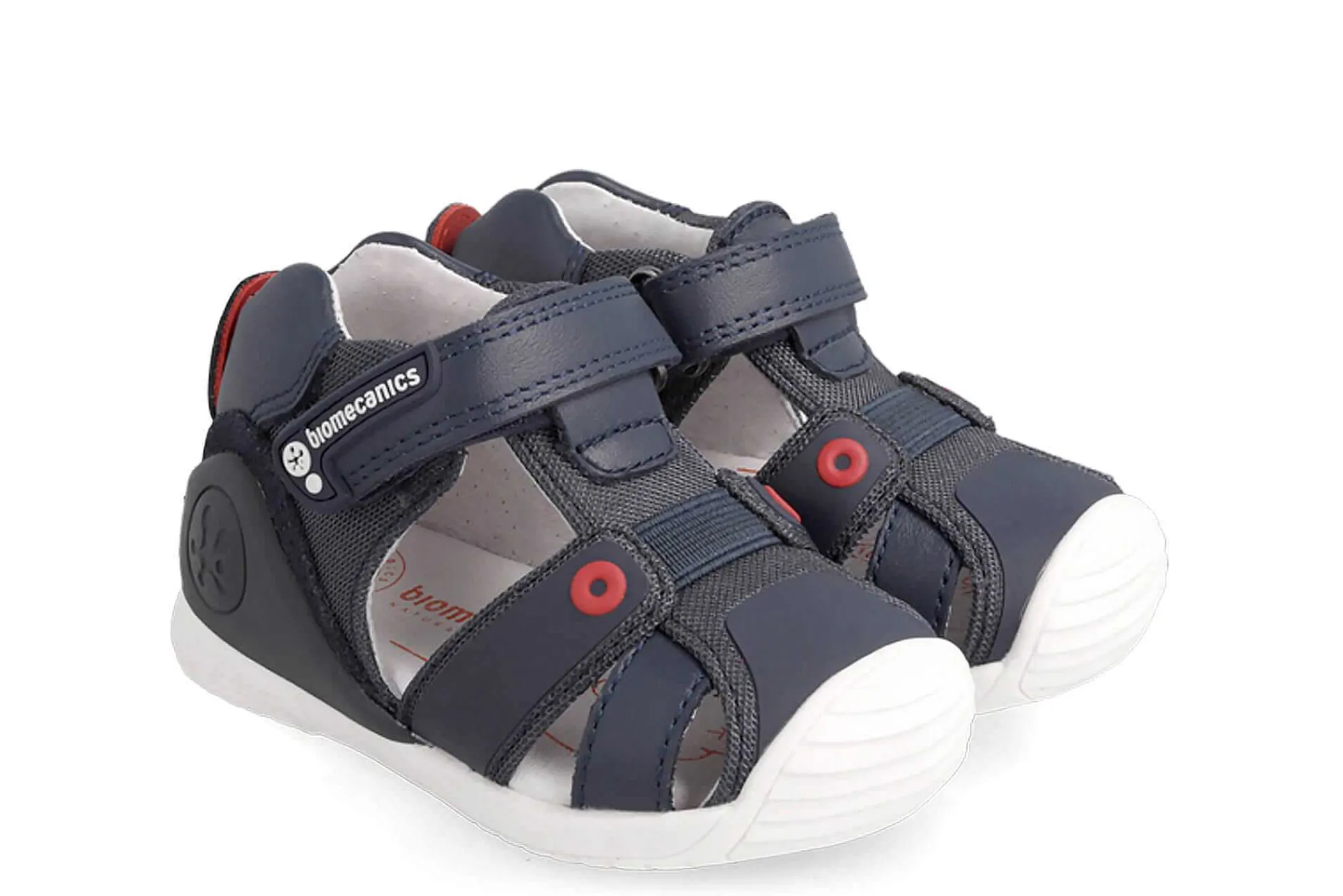 Biomecanics Sandalias^Sandalias Primeros Pasos 222132/A Azul Marino (Rejilla)